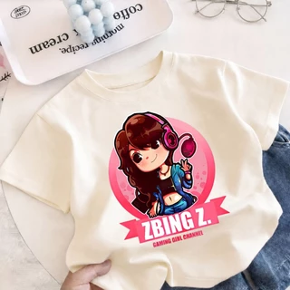 【พร้อมส่ง】COD เสื้อยืดเด็กแขนสั้น ลาย Zbing Z. สุดฮิต เนื้อผ้านุ่ม ระบายอากาศดี ใส่สบาย เหมาะสำหรับเด็ก