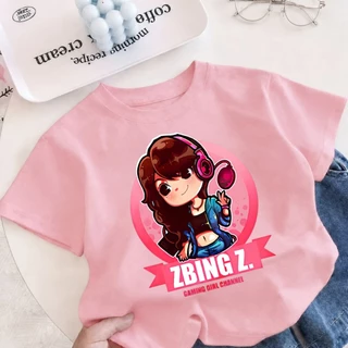 【พร้อมส่ง】COD เสื้อยืดเด็กแขนสั้น ลาย Zbing Z. สุดฮิต เนื้อผ้านุ่ม ระบายอากาศดี ใส่สบาย เหมาะสำหรับเด็ก