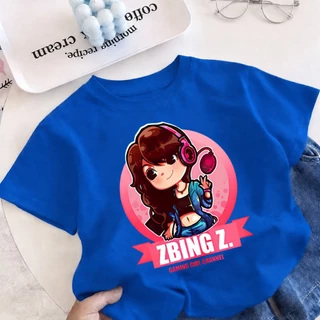【พร้อมส่ง】COD เสื้อยืดเด็กแขนสั้น ลาย Zbing Z. สุดฮิต เนื้อผ้านุ่ม ระบายอากาศดี ใส่สบาย เหมาะสำหรับเด็ก