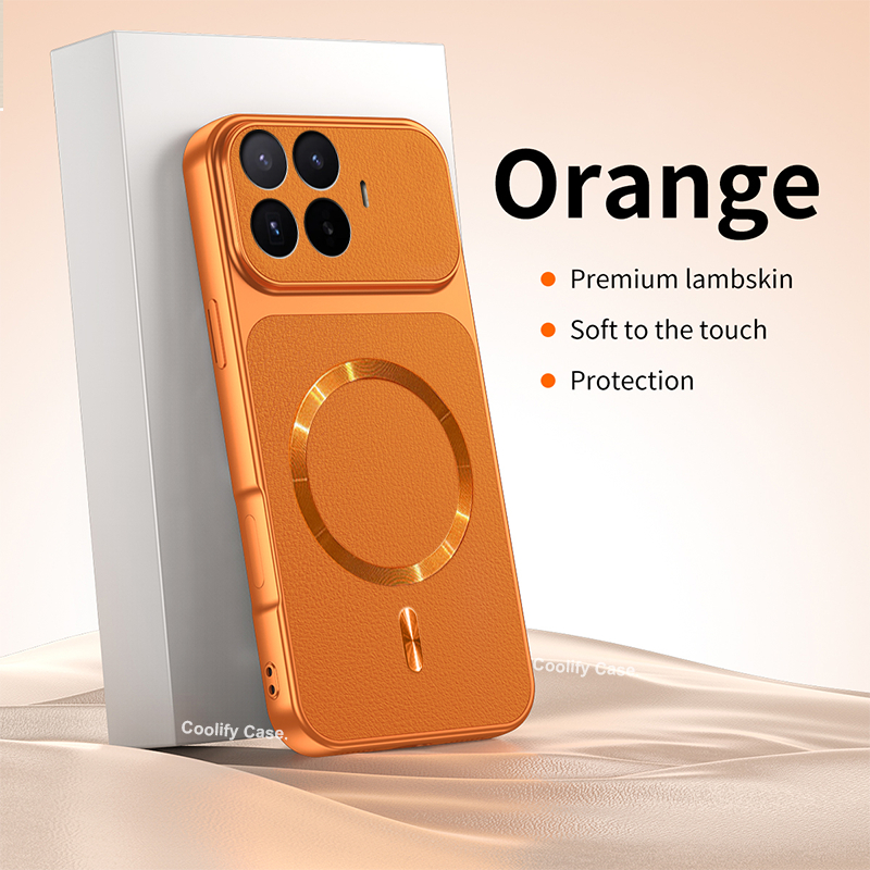 เคสแม่เหล็กสําหรับ Xiaomi 17T 15T 14T Pro 5G [เปลี่ยนทันทีเป็น IPhone 17] เคสโทรศัพท์หรูหราหนัง Silky