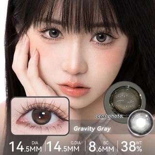 TINACON คอนแทคเลนส์สี 6เดือน DIA14.2‑14.5มม. ค่าสายตา0.00‑8.00 สวมใส่สบาย เทคโนโลยีไฮไลท์ไม่หมุน ไม่ทำให้ตาแห้ง