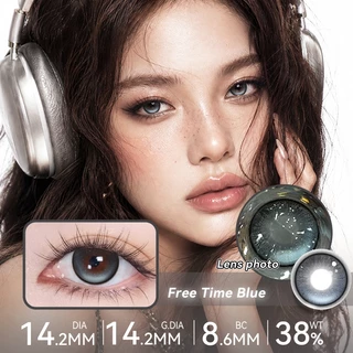 TINACON คอนแทคเลนส์สี 6เดือน DIA14.2‑14.5มม. ค่าสายตา0.00‑8.00 สวมใส่สบาย เทคโนโลยีไฮไลท์ไม่หมุน ไม่ทำให้ตาแห้ง