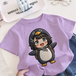 COD เสื้อยืดเด็กแขนสั้น ลายการ์ตูน GuguGaga เนื้อผ้านุ่ม ระบายอากาศดี ใส่สบาย สำหรับเด็ก 3-12 ปี