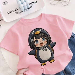 COD เสื้อยืดเด็กแขนสั้น ลายการ์ตูน GuguGaga เนื้อผ้านุ่ม ระบายอากาศดี ใส่สบาย สำหรับเด็ก 3-12 ปี