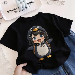 COD เสื้อยืดเด็กแขนสั้น ลายการ์ตูน GuguGaga เนื้อผ้านุ่ม ระบายอากาศดี ใส่สบาย สำหรับเด็ก 3-12 ปี