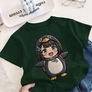COD เสื้อยืดเด็กแขนสั้น ลายการ์ตูน GuguGaga เนื้อผ้านุ่ม ระบายอากาศดี ใส่สบาย สำหรับเด็ก 3-12 ปี