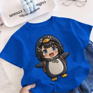 COD เสื้อยืดเด็กแขนสั้น ลายการ์ตูน GuguGaga เนื้อผ้านุ่ม ระบายอากาศดี ใส่สบาย สำหรับเด็ก 3-12 ปี