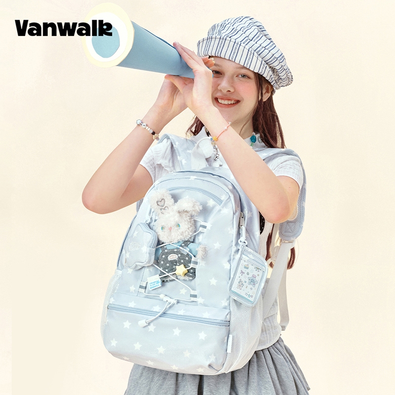 VANWALK حقيبة ظهر سفر نسائية كبيرة Gulugulu — صورة 5