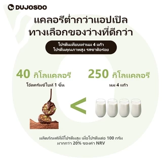 DUJOSOO คุกกี้ข้าวโอ๊ตอบกรอบรสดาร์กช็อกโกเเลต ไขมันทรานส์0% ไม่มีซูโครส โปรตีนสูง สำหรับใช้ทดเเทนมื้ออาหาร