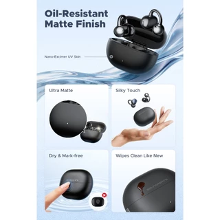 SoundPEATS POP Clip2 Bluetooth6.0 หูฟัง Open Ear ปุ่มคลิปออน หูฟังไร้สาย พร้อมโหมดเกม LDAC Hi-res