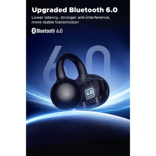 SoundPEATS POP Clip2 Bluetooth6.0 หูฟัง Open Ear ปุ่มคลิปออน หูฟังไร้สาย พร้อมโหมดเกม LDAC Hi-res