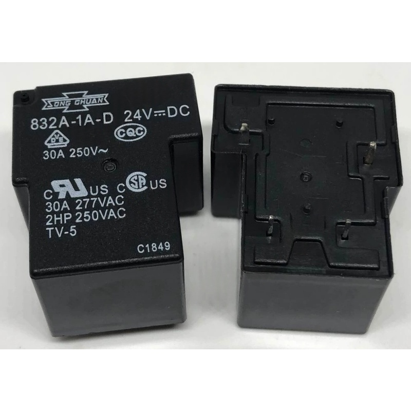 รีเลย์ 832A-1AD 832A-1A-FC 24VDC 4 Pins 30A