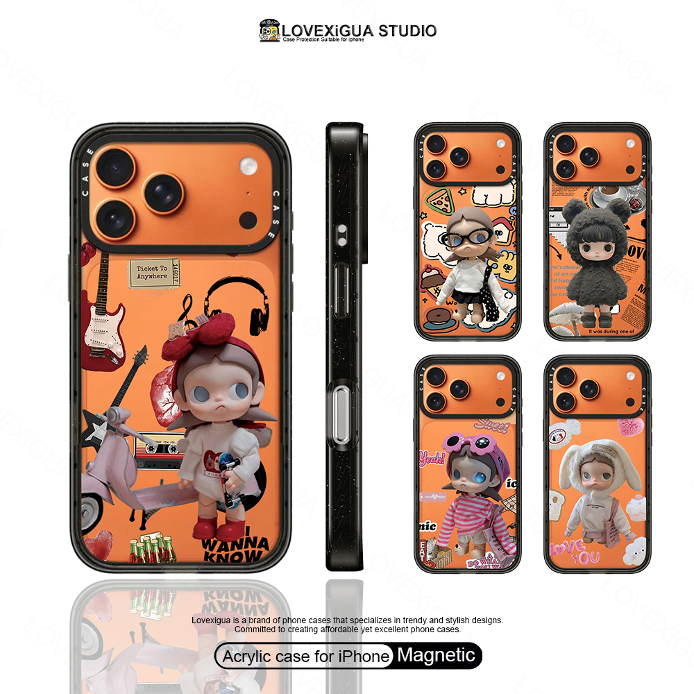 สาวน่ารักอะคริลิคเคสโทรศัพท์สําหรับ ไอโฟน 18มือโปร สูงสุด 17 16 มือโปร สูงสุด 17อากาศ 17 16 15 14 13 12 ปลอกกันกระแทก