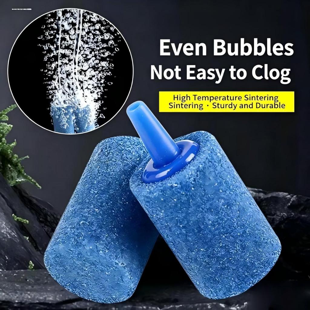 ทรงกระบอกเผา Air Stone Aquarium Oxygen Diffuser สําหรับการเติมอากาศตู้ปลา, Vasant Aquarium Supplies (1 ชิ้นต่อแพ็ค)