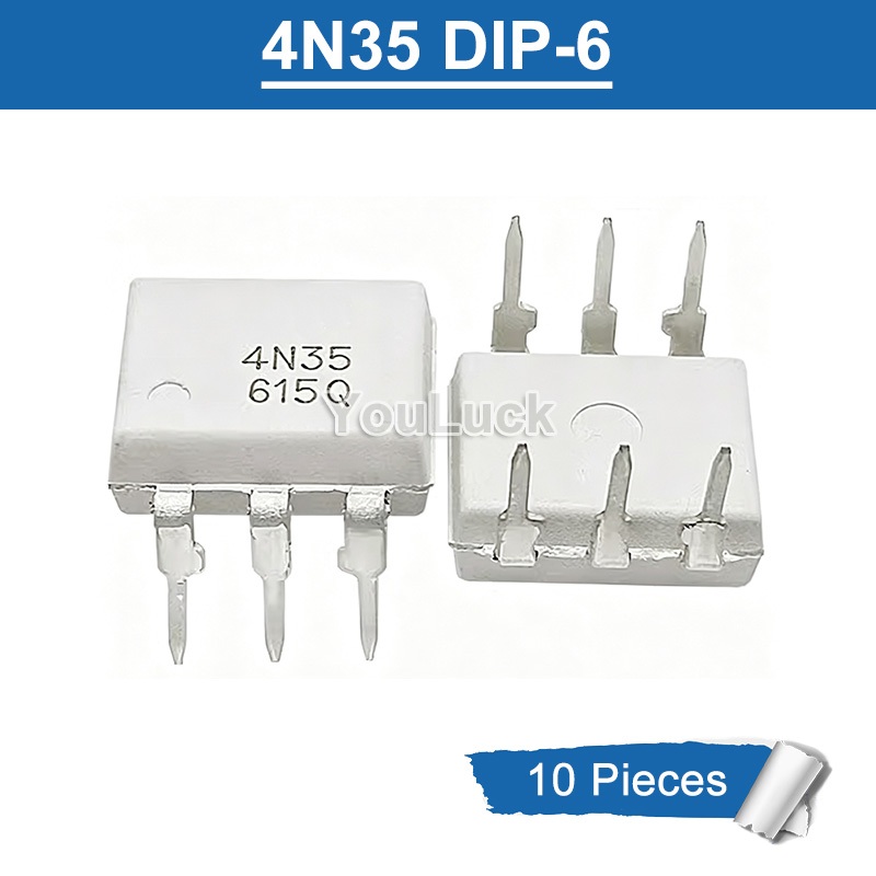 10 ชิ้น/ล็อต 4N35 4N35M DIP-6 4N35R2M SOP-6 SMD Optocoupler ใหม่เดิม