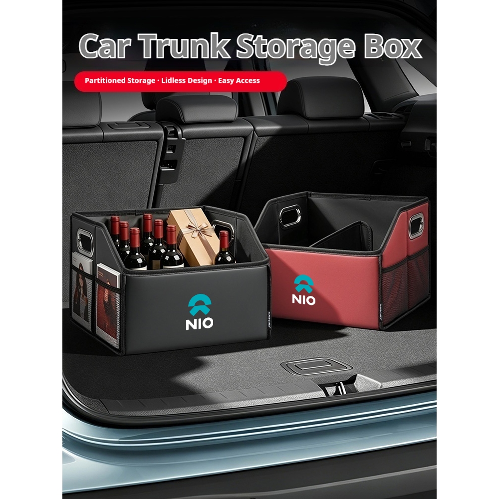 รถหนัง Trunk กล่องเก็บ Tailbox พับกระเป๋าสําหรับ NIO ET5 ES6 EC6 ES8 EC7 ET9 ET7 ES7 EVE EP9