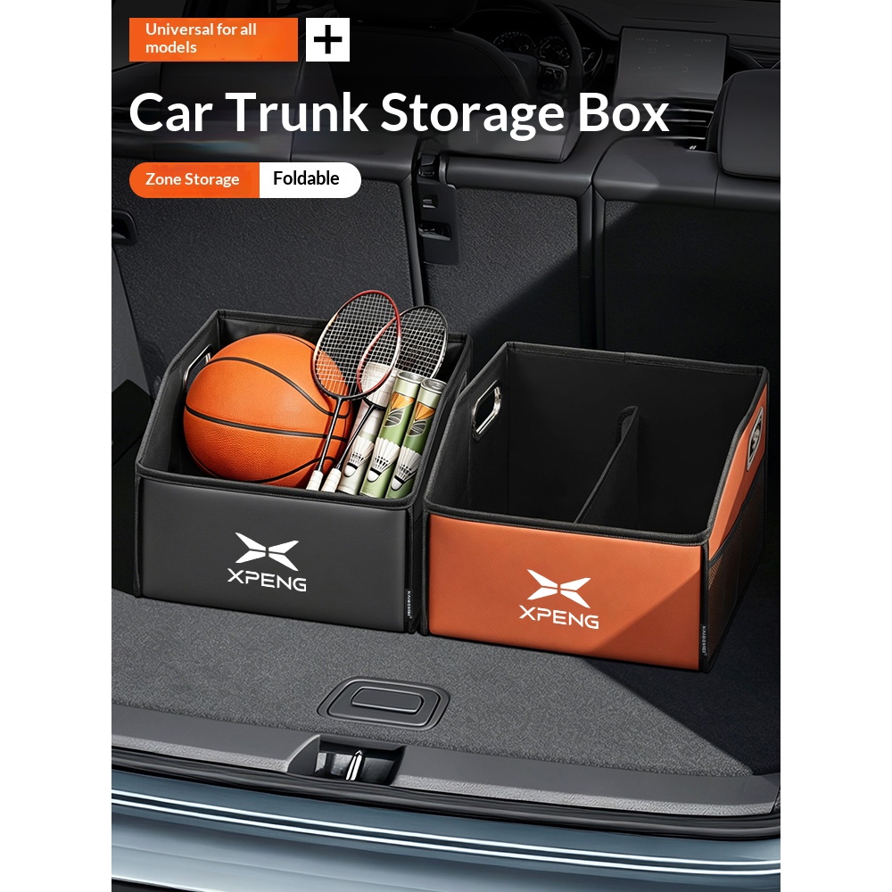 รถTrunkกล่องเก็บCar Cargo Bootเครื่องมือสําหรับXpeng Xiaopeng P5 P7 P7+ P7i M03 G3 G3i G6 G7 G9 X9 อ
