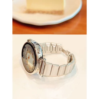 สุภาพสตรีเอวเล็กสแตนเลส Non-Fading One Steel Band ผีเสื้อสายคล้องคอสําหรับ Garmin Venu4 Venu3s Vivoactive 6 5 Forerunner 970 570 255 265 245 18 มม.20 มม.22 มม.