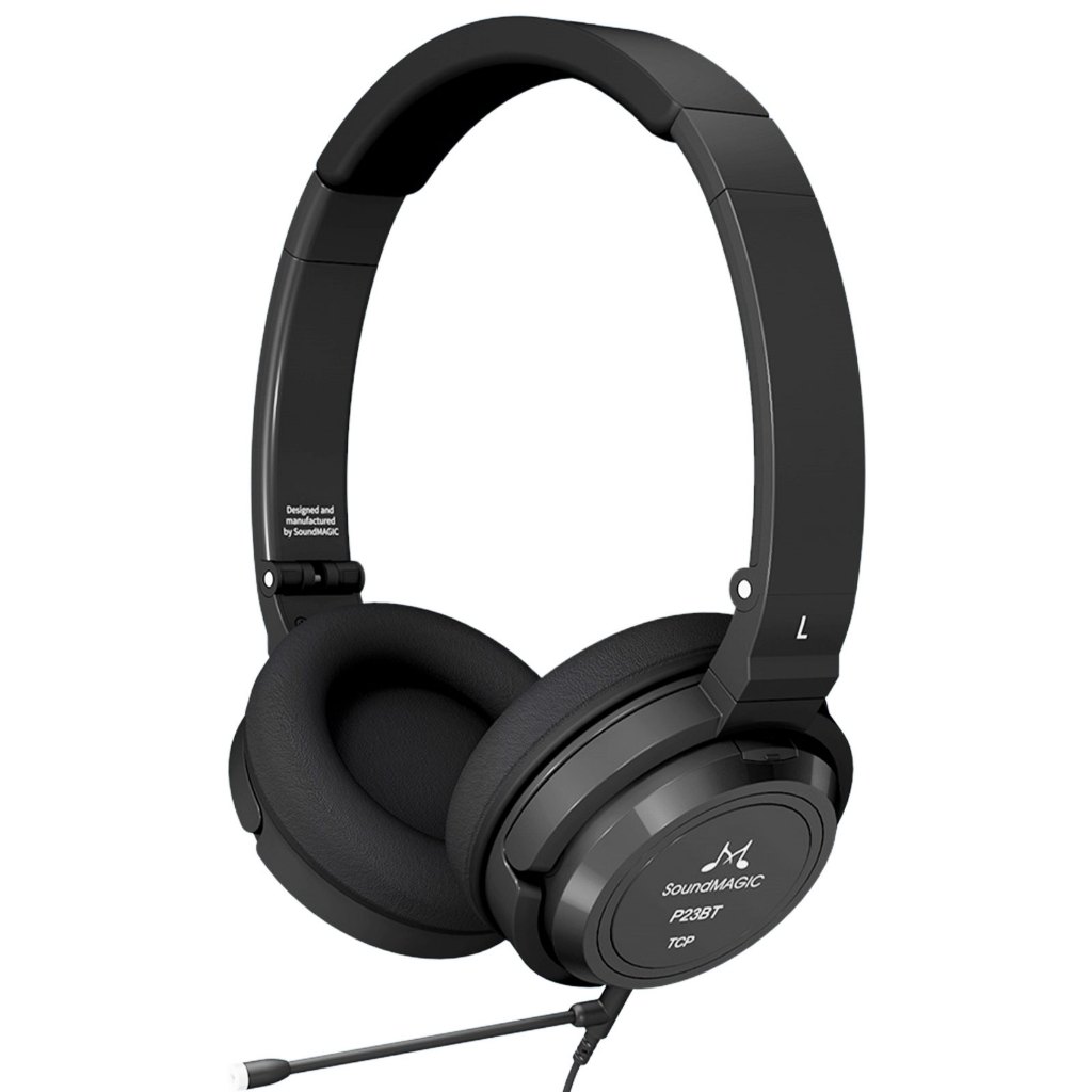 SoundMAGIC P23BT 2-in-1 Wired & Wireless Bluetooth 5.0 On-Ear Headphones R & D Hybrid Connection 60H