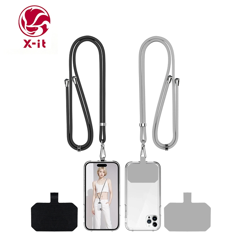 X-IT โทรศัพท์ Lanyard,โทรศัพท์มือถือแบบปรับได้สายคล้องคอCrossbody 2 ชิ้น Tether Tabs ใช้งานร่วมกับ iPhone Android สมาร์ทโฟน