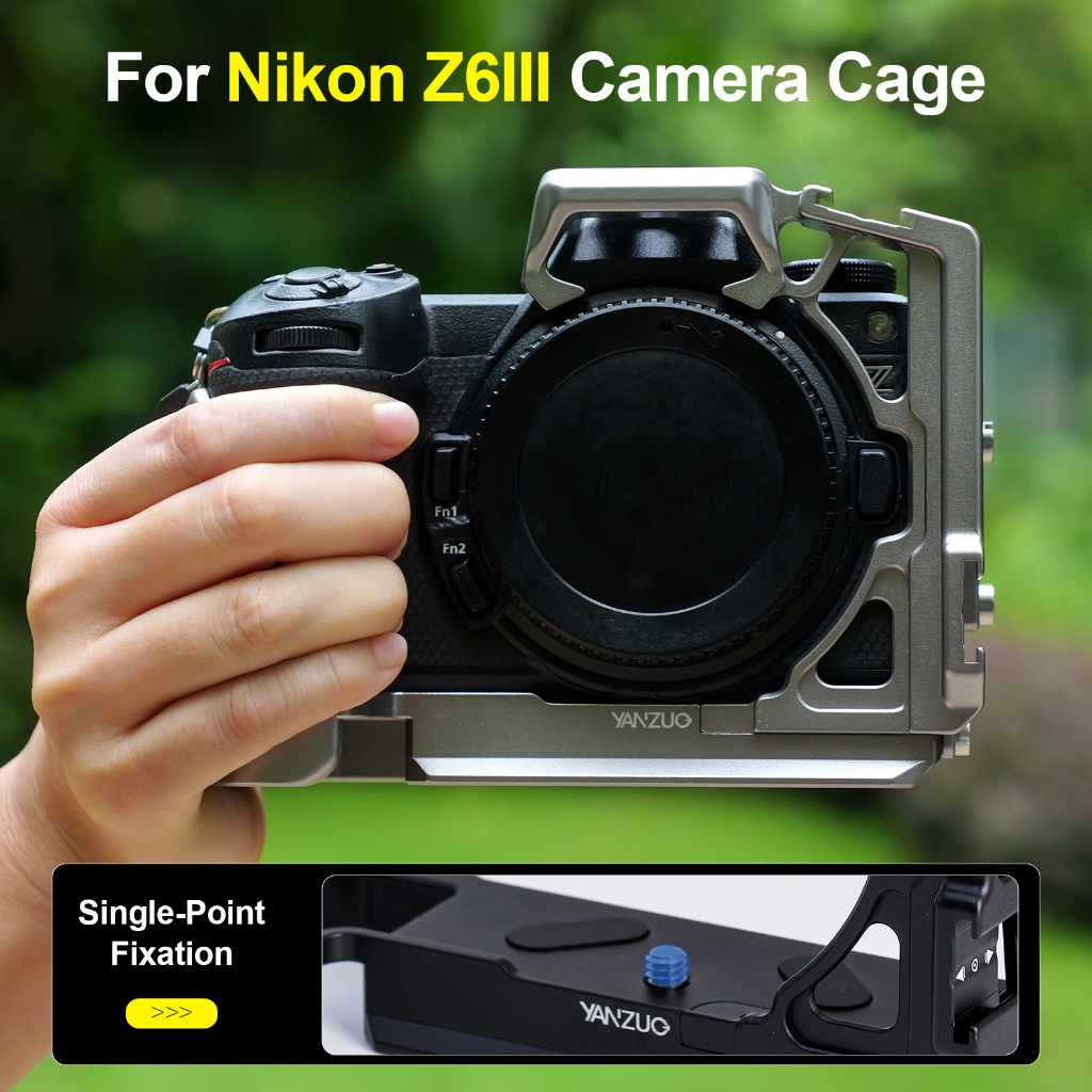 YANZUO สําหรับ Nikon Z63 กล้อง DSLR Z6III Video Stabilizer แผ่นด่วน Full CAGE อลูมิเนียมกล้องกรง