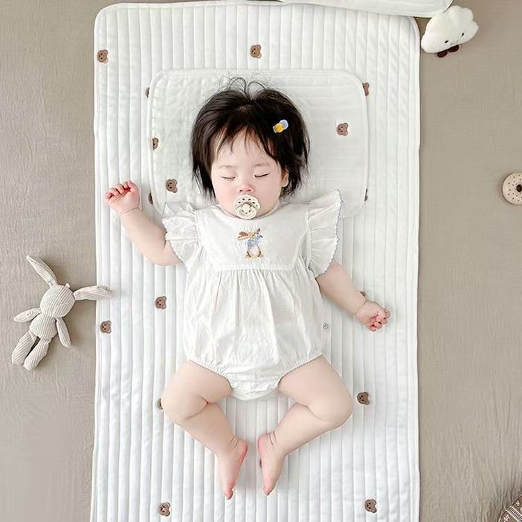 Crib Sheet Flat Baby Sheet เปลเด็ก Cooling Pad Baby Cot Cooling Mat
