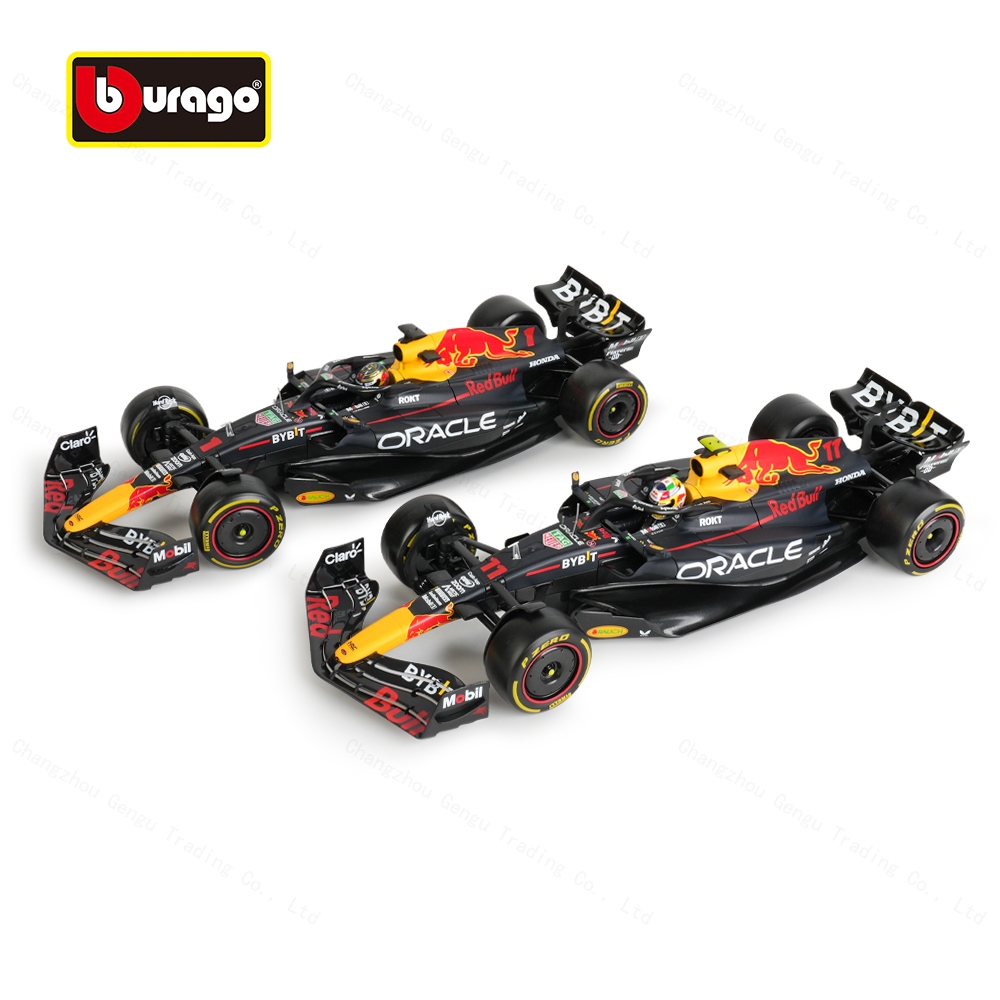 Bburago 1:18 RedBull 2023 RB19 F1 รถแข่ง #1 #11 โมเดลรถยนต์จําลอง โลหะผสม ของเล่นสําหรับเด็ก