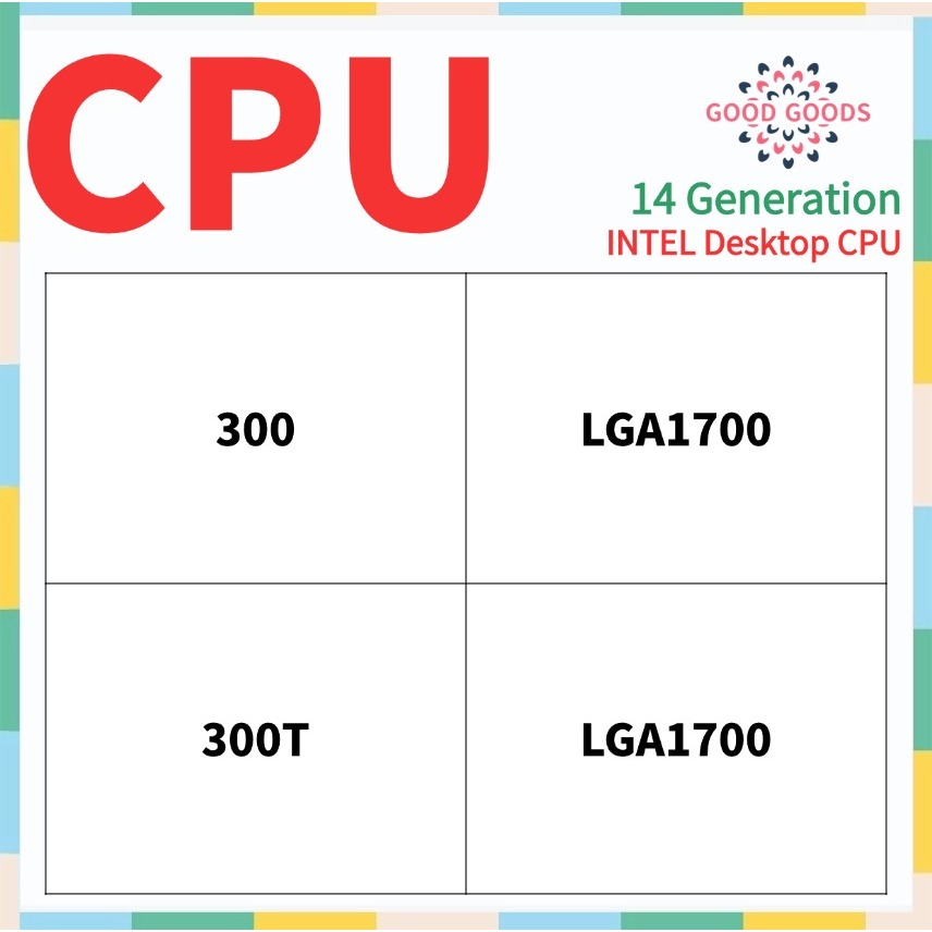 Intel 300 ซีพียู