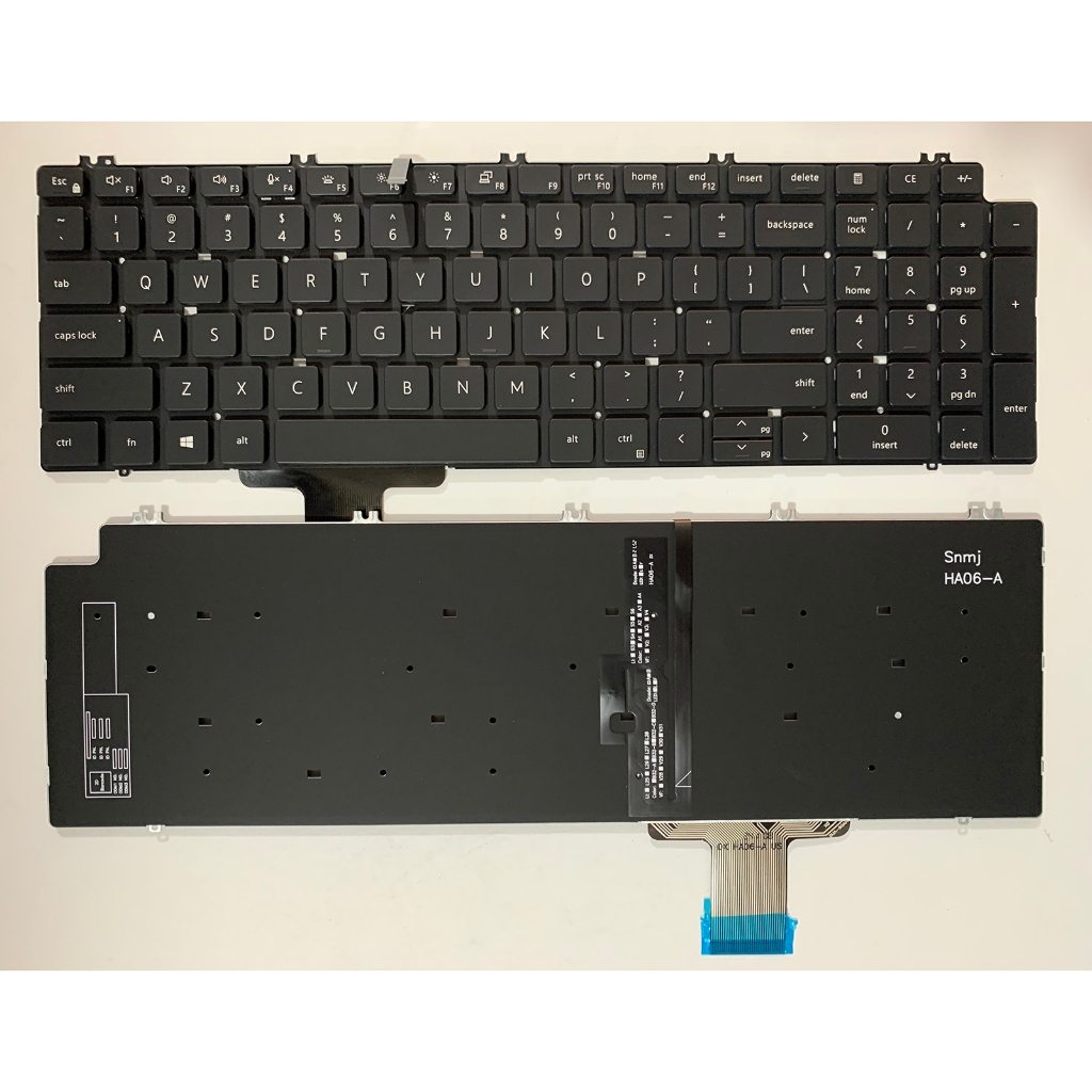 US แป้นพิมพ์แล็ปท็อปสําหรับ DELL Precision 7560 7750 7770 7550 7760 P44E