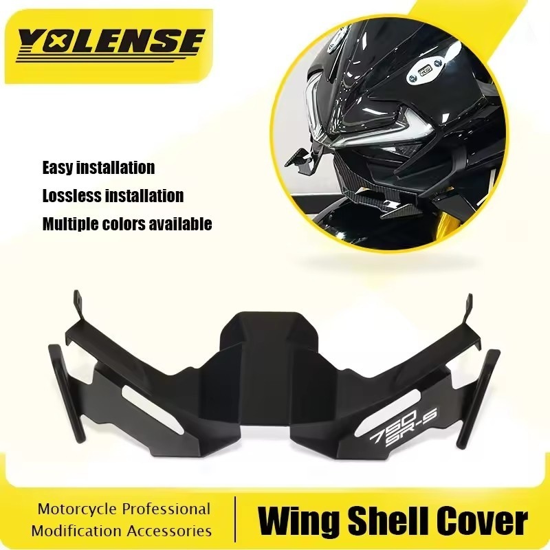 สําหรับ CFMOTO 750SR-S 750SR 750 SR SR-S รถจักรยานยนต์ด้านหน้า Fairing Winglets Aerodynamic Wing She