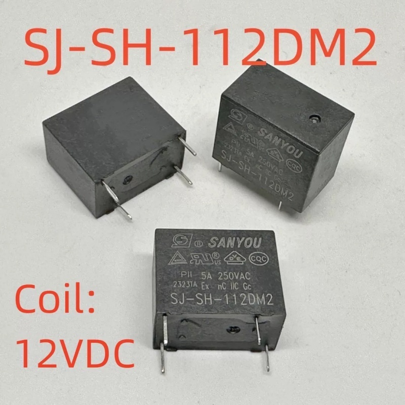 รีเลย์ SJ-SH-112DM2 4 Pins 5A
