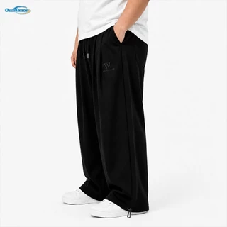 【ไซซ์ใหญ่ 4XL–8XL พร้อมส่งในไทย】กางเกงลำลองผู้ชาย ทรงขากระบอก ใส่แล้วดูดี ไม่รุงรัง ผ้าไหมน้ำแข็ง