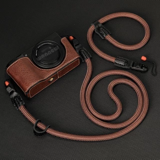 GRIV ปลอกหนัง PU สําหรับ Ricoh GR4 GRIV GR3 GRIII GR3X GRIIIX ฝาครอบกล้องสายคล้องคอ Quick Release สายคล้องไหล่ข้อมือรอบเชือก