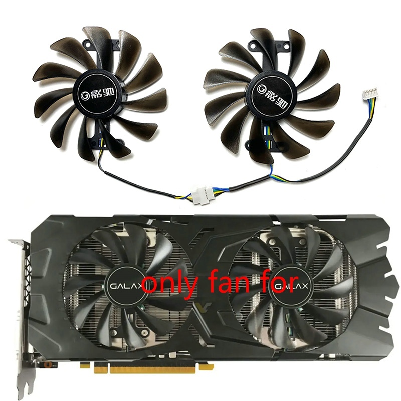 95 มม.4PIN GTX1070 1080TI GPU พัดลมสําหรับ GALAX GEFORCE P104-100 GTX1070 1070TTI 1080 8GB EXOC SNPR