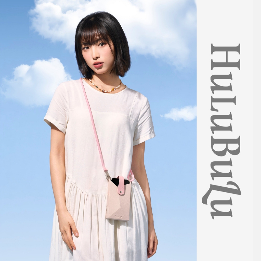HuluBulu ใส่ iPhone 17 Pro Max S26 Ultra ได้ กระเป๋าใส่มือถือสะพายข้าง วัสดุ EVA กันน้ำ กันกระแทก เคสปกป้องมือถือ สายถักปรับได้ ดีไซน์เรขาคณิต 3 มิติ ใส่ได้ถึง 6.9 นิ้ว เบา 56g