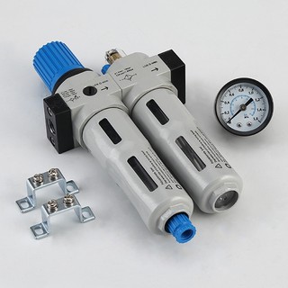 CNZG เครื่องแยกน้ําน้ํามันแรงดันสูงชิ้นเดียวสองชิ้น LFR FRC Air Source Treatment Regulator เครื่องอัดอากาศกรอง