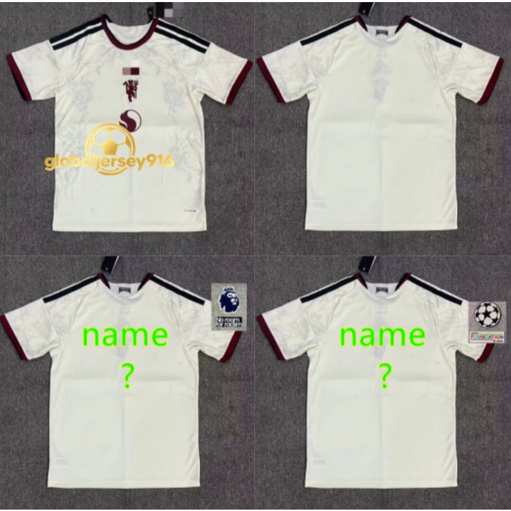 Fan Version manlian 26/27 Away เสื้อแจ็คเก็ตแขนสั้นผู้ชายขนาด S–4XL