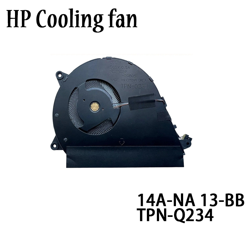 พัดลมระบายความร้อน CPU สําหรับ HP Chromebook 14A-NA Pavilion 13-BB TPN-Q234 โน้ตบุ๊ค Cooler หม้อน้ํา