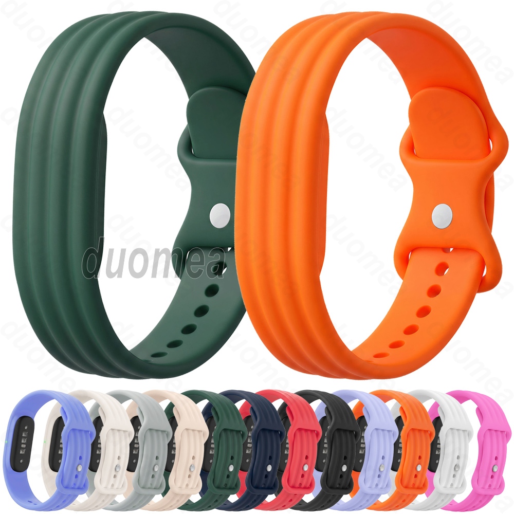 อุปกรณ์เสริมสร้อยข้อมือสายรัดสายรัดข้อมือซิลิโคนสําหรับ Google Fitbit Air
