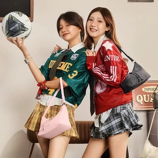 【7.20ใหม่】BOSTANTEN Indy Bag กระเป๋าฮูโบ้ผู้หญิง กระเป๋าสะพายไหล่ผู้หญิง กระเป๋าสะพายข้างผู้หญิง ทรงพระจันทร์เสี้ยว ใส่ของได้เยอะ น้ำหนักเบา