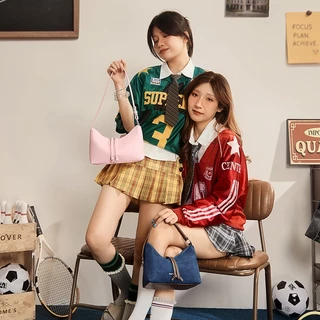 【7.20ใหม่】BOSTANTEN Indy Bag กระเป๋าฮูโบ้ผู้หญิง กระเป๋าสะพายไหล่ผู้หญิง กระเป๋าสะพายข้างผู้หญิง ทรงพระจันทร์เสี้ยว ใส่ของได้เยอะ น้ำหนักเบา