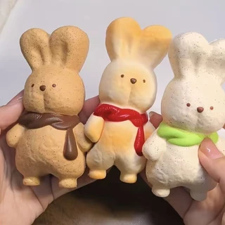 🔥🔥สินค้าพร้อมส่ง🔥🔥ของเล่นสกุชชี่เด้งช้ากระต่ายน่ารัก - ตุ๊กตาบีบอัด ปู่ แบบนุ่มสําหรับเด็ก