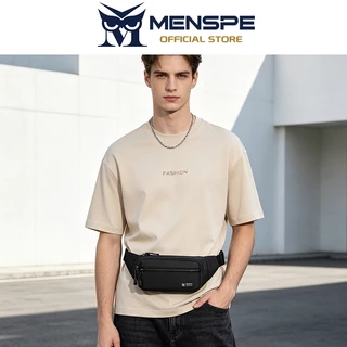 MENSPE กระเป๋าคาดเอวกีฬาผู้ชาย ดีไซน์แฟชั่น ผ้าออกซ์ฟอร์ดกันน้ำ สามารถใช้เป็นคาดอกและสะพายไหล่ได้ เหมาะสำหรับวิ่ง ปั่นจักรยาน เดินป่า และฟิตเนส