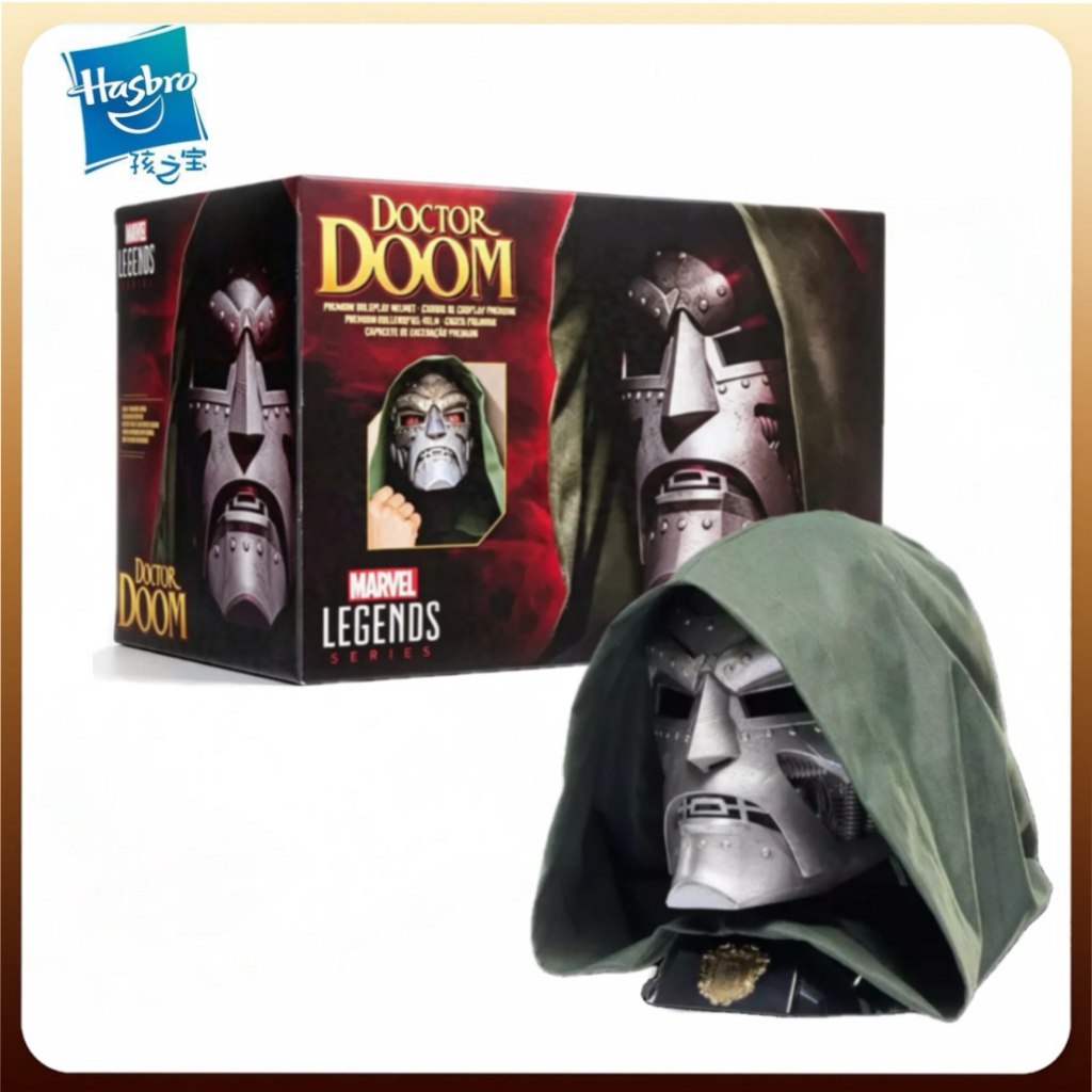 In stockHasbro Marvel Legends Doctor Doom 1:1 Premium Roleplay Helmet-Wearable Collectible Gear, Fantastic Four Cosplay Gift