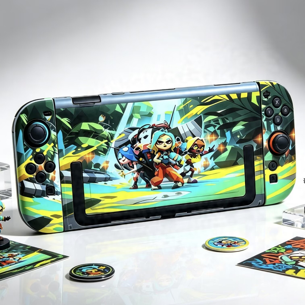 ป้องกัน Hard Case Splatoon Raiders สําหรับ Nintendo Switch 2 2025, ฝาครอบป้องกันสําหรับ Nintendo Swi