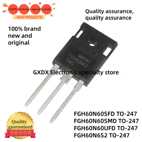 5PCS Original FGH60N60SFD 60N60SFD TO-247 FGH60N60SMD 60N60SMD FGH60N60UFD 60N60UFD FGH60N6S2H ทรานซ