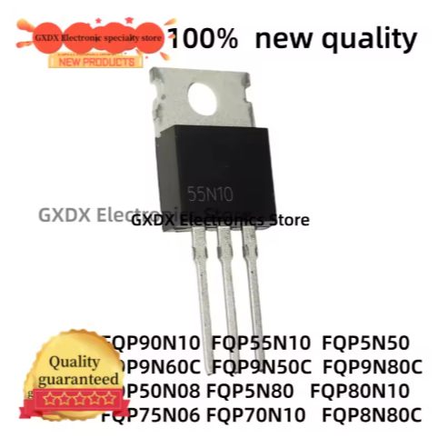 5PCS FQP70N10 FQP75N06 F MOSFET80N10 FQP8N80C TO220 FQP90N10 FQP55N10 FQP5N50 FQP5C F9N60C ยี่ห้อ F9