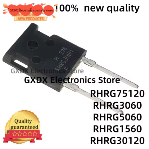 5PCS 100% ใหม่คุณภาพ RHRG30120 RHRG75120 RHRG3060 RHRG5060 RHRG1560 TO-247 fast recovery ไดโอดใหม่ I