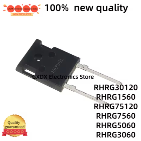 5PCS ใหม่ RHRG1560 RHRG3060 RHRG5060 TO-247-2 RHRG7560 RHRG30120 RHRG75120 RHRG high-power fast-reco