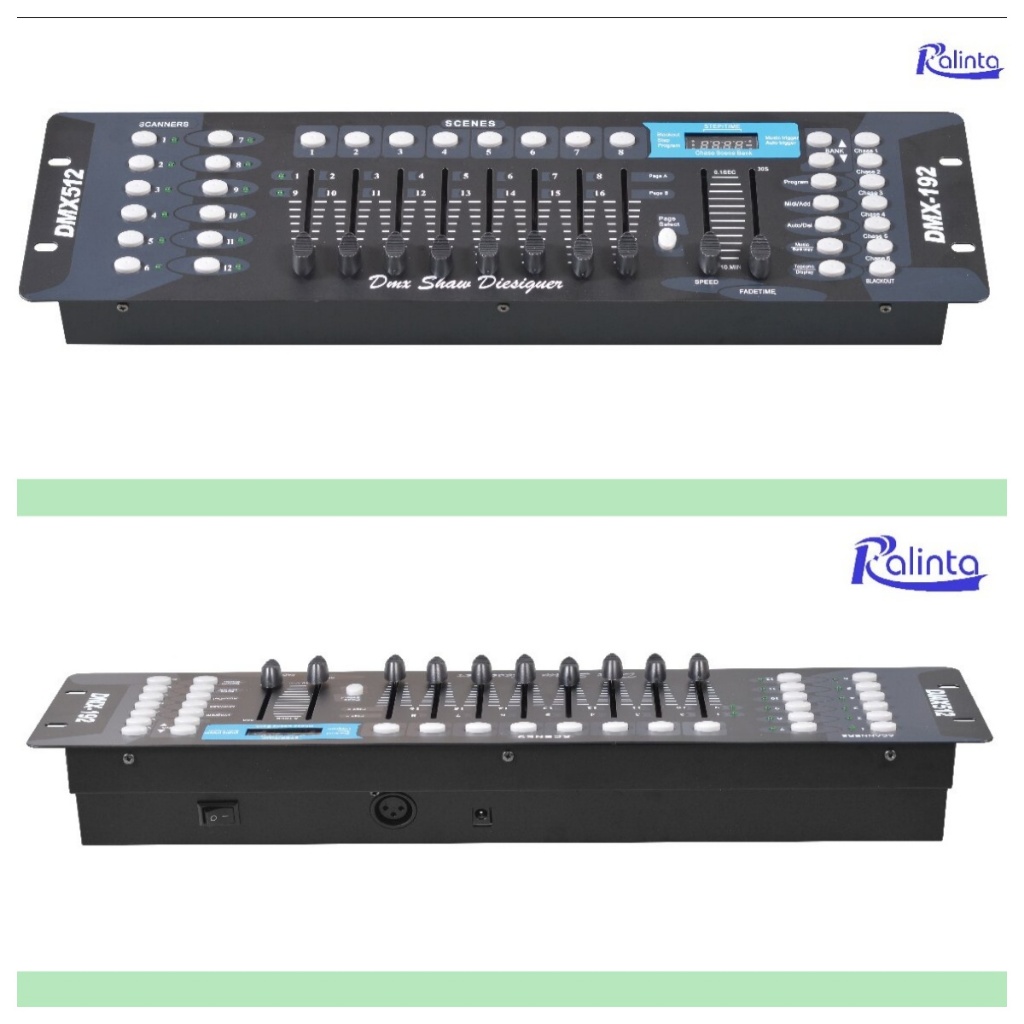 192 ตัวควบคุมไฟเวที, คอนโซลไฟดีเจ, คอนโซนไฟ DMX512